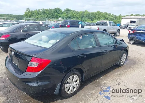 2012 Honda Civic Lx from USA, damaged, VIN 19XFB2F58CE056072